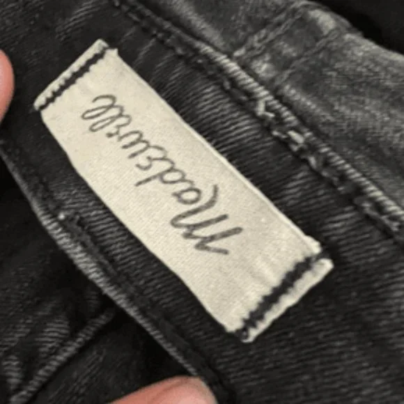 madewell high skinny skinny jeans faded black - Picture 2 of 2